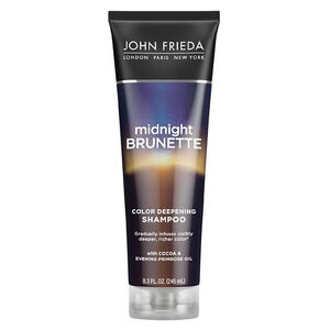 NEW John Frieda Midnight Brunette Color Deepening Shampoo for Brunettes 8.3 oz